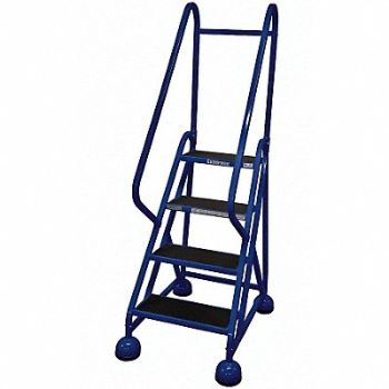 COTTERMAN F2130 Rolling Ladder Hndrl Platfm 36 In H, 9NV68