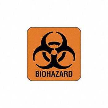 HARRIS DOT Label Dangerous 7/8 W PK750, 9NWJ7