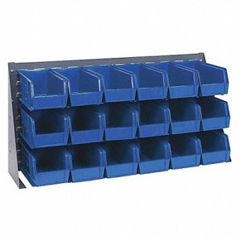 QUANTUM STORAGE SYSTEMS Louvrd Bnch Rk 1/4x20x36in LdCap 150lb, 9NYE4