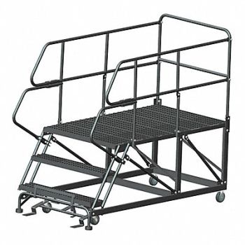 BALLYMORE Roll Work Platform Steel Single 30 In.H, 9P493