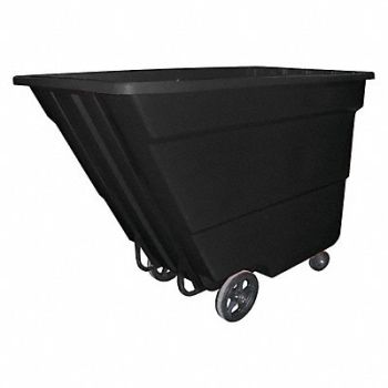GRAINGER APPROVED Tilt Truck Med-Duty 1-3/4 cu yd. Black, 9P856