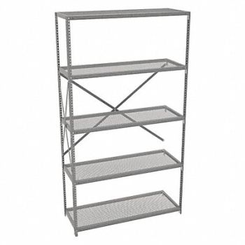 TENNSCO Metal Shlvng Cap 500 lb 18inx84inx48in, 9P908