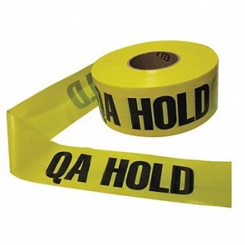 GRAINGER APPROVED Barricade Tape Yellow/Black 1000ft x 3In, 9PNZ6
