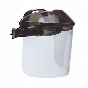 MCR SAFETY Ratchet FaceshieldAssembly Clear Acetate, 9PWD9