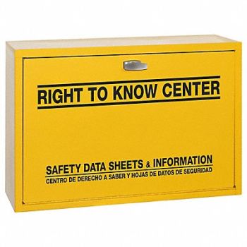 DISPLAY SPECIALISTS CORPORATION Right-To-Know Cabinet Hazard Information, 9PWE0