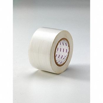 GRAINGER APPROVED E0419 Floor Tape White 3 inx180 ft Roll, 9PWE3