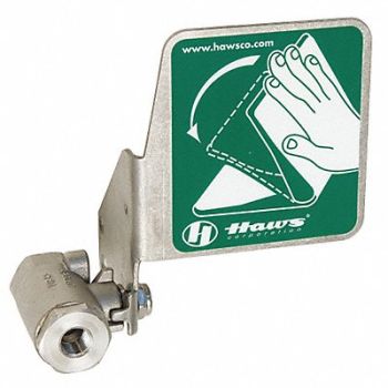 HAWS Stay Open Ball Valve with Push Flag SS, 9PX07