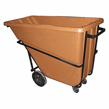 GRAINGER APPROVED Tilt Truck Heavy-Duty 5/8 cu yd. Orange, 9PY61
