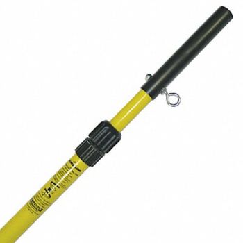 JAMESON Telescoping Fiberglass Pole 7Ft-14Ft, 9R636