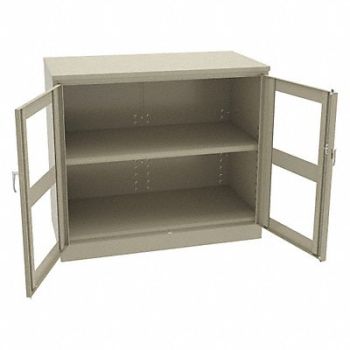 TENNSCO Storage Cabinet 42 x36 x24 Sand 2Shlv, 9R839