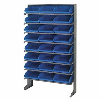 QUANTUM STORAGE SYSTEMS E1548 Pick Rack 12inx60inx36in Blue, 9R955