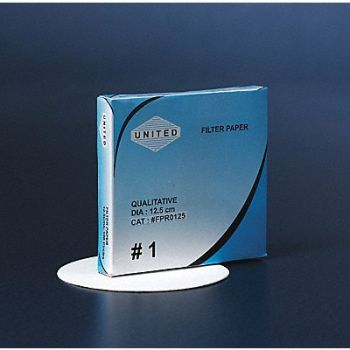GRAINGER APPROVED Filter Paper 12.5 Cm Pk100, 9RD81