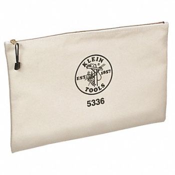 KLEIN TOOLS Contractor s Zipper Portfolio Bag 12x17, 9RME6