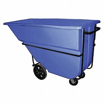GRAINGER APPROVED Tilt Truck HD 1-1/8 cu yd. Blue, 9RWY5