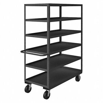 GRAINGER APPROVED Utility Cart 3 000 lb Steel, 9RYC3