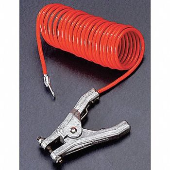 GRAINGER APPROVED Coil Ground Wire Hand Clp Terminal 10ft, 9WN83