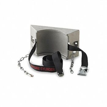 GRAINGER APPROVED TROEMNER 8.25 Alu Wall Brkt wSafety Msg, 9RZK8