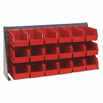 QUANTUM STORAGE SYSTEMS Louvrd Bnch Rk 1/4x20x36in LdCap 150lb, 9RZX8