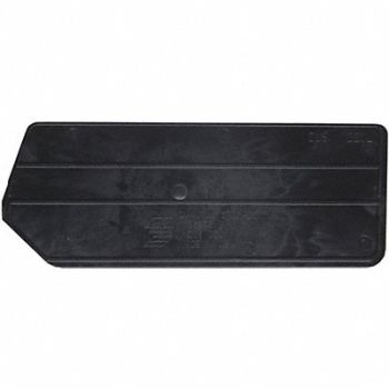 QUANTUM STORAGE SYSTEMS Divider 3 7/16 in Black 6 PK6, 9T480