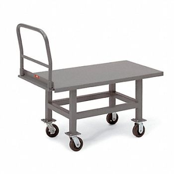 JAMCO Ergo Pltfrm Truck 2000lb Steel 48inx24in, 9J308