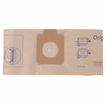 NILFISK Vacuum Bag Paper 2-Ply Reusable PK10, 9TA41