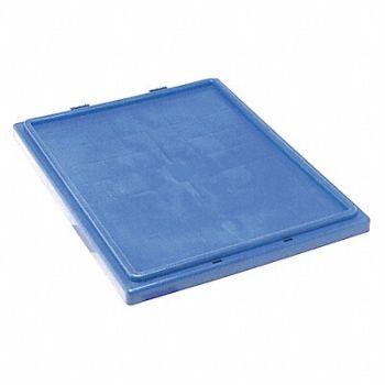 QUANTUM STORAGE SYSTEMS E1888 Lid Blue Polyethylene 19 1/2 in, 9TA49