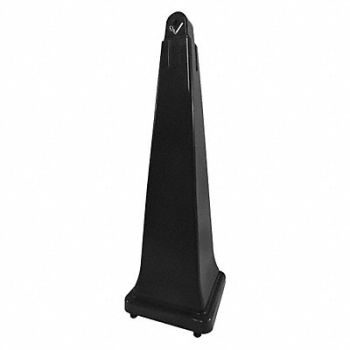 RUBBERMAID COMMERCIAL PRODUCTS Cigarette Receptacle 1 gal Black, 9TC16