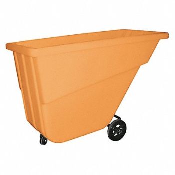 GRAINGER APPROVED Tilt Truck Light-Duty 5/8 cu yd. Orange, 9TCR7
