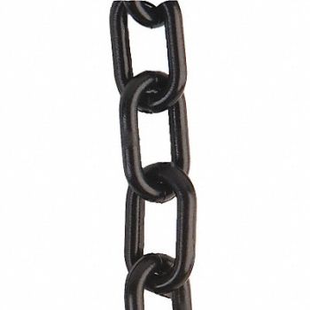 MR. CHAIN E1223 Plastic Chain 3 In x 100 ft Black, 9TDP6