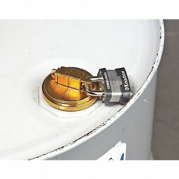 GRAINGER APPROVED Drum Plug Lock Device ZDC Steel ZP PK2, 9TM75