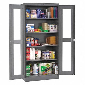 TENNSCO Storage Cabinet 78 x36 x24 MdGry 4Shlv, 9TZW4