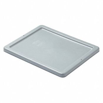 RUBBERMAID COMMERCIAL PRODUCTS Lid Gray HDPE 19.63 in, 9U035