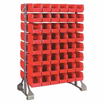 QUANTUM STORAGE SYSTEMS E1536 BinRailFlrRck 20inx54inx36in LdCp 100lb, 9U538