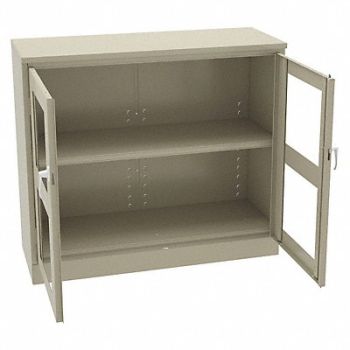 TENNSCO Storage Cabinet 42 x48 x18 Sand 2Shlv, 9U647