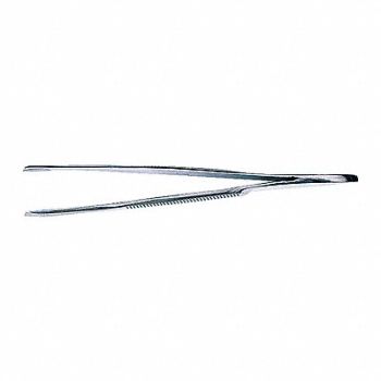 GRAINGER APPROVED Splinter Tweezer Stainless Steel, 9U727