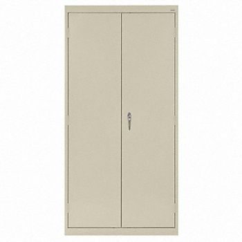SANDUSKY Storage Cabinet 72 x36 x18 Putty 4Shlv, 9UAK8