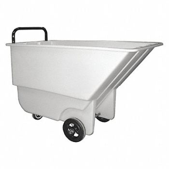 GRAINGER APPROVED Tilt Truck Lt-Duty 1/3 cu yd 275 lb Whte, 9UCF0