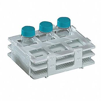 SP SCIENCEWARE Bottle and Vial Rack 6 Polypropylene, 9UDV2