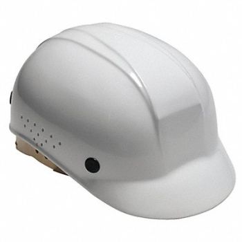 HONEYWELL NORTH E3813 Bump Cap Front Brim Pinlock White, 9UEC8