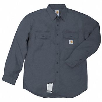 CARHARTT E6404 FR Long Sleeve Shirt Navy XLT Button, 9UG31
