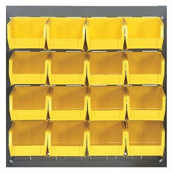 QUANTUM STORAGE SYSTEMS Louvrd Bnch Rk 1/4x20x18in LdCap 175lb, 9UGF1
