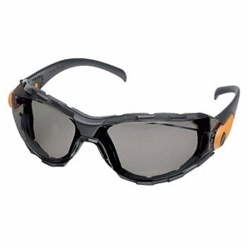 ELVEX Safety Glasses Gray, 9UY68