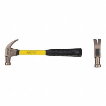AMPCO Claw Hammer Nonsparking Nonmagnetic, 9VXZ7