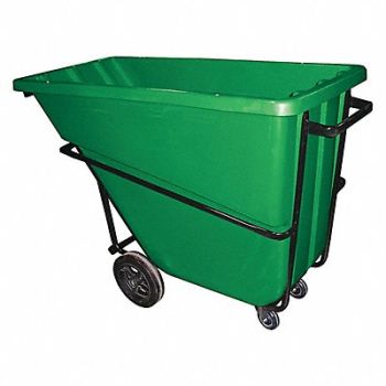GRAINGER APPROVED Tilt Truck Heavy-Duty 5/8 cu yd. Green, 9WCW3