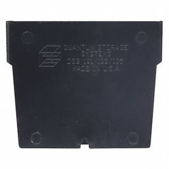 QUANTUM STORAGE SYSTEMS Divider 4 1/8 in Black 50 PK50, 9WEE5