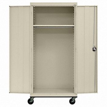 SANDUSKY K4847 Storage Cabinet 72 x36 x24 Putty 3Shlv, 9WEY6