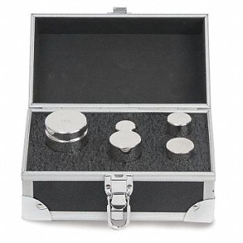 TROEMNER Weight Kit Cylndr 1kg/100g 316 SS Class1, 9WFD9