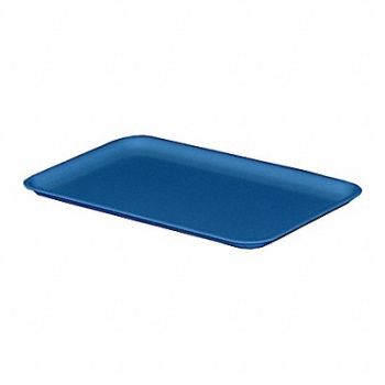 MOLDED FIBERGLASS E9332 Lid Blue FiberglassReinfComp 9 3/4 in, 9WG31