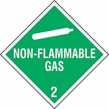 STRANCO INC DOT Container Placard 10-3/4 W PK10, 8WCA7