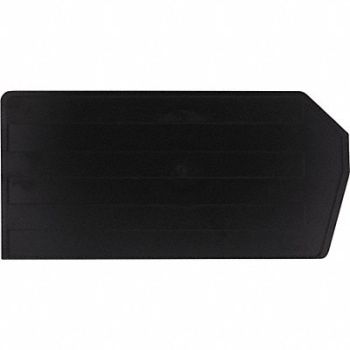 QUANTUM STORAGE SYSTEMS Divider 6 3/4 in Black 6 PK6, 9WKE2